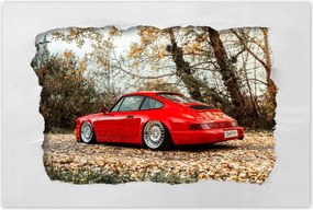 Poszterek 120x80 Piros Porsche Autó