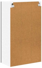 Fali konyhaszekrény polcokkal Fekete 60 x 31 x 100 cm Faanyag