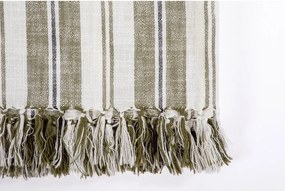 Zöld pamut takaró 150x200 cm Indira – Tiseco Home Studio