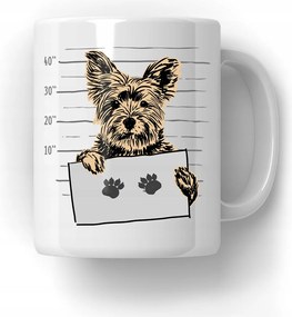 Bögre Kutya York Bűnöző Ajándék Kutya Fantázia Kutya Ajándék