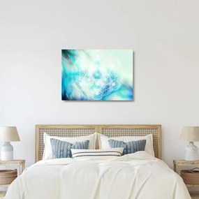 Kép - Merkaba türkiz háttérrel (üvegen) (70x50 cm)