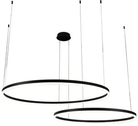 LED Dimmelhető csillár zsinóron LED/128W/230V 3000-6500K + távirányítás