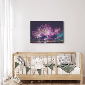 Tűzijáték képe (90x60 cm)