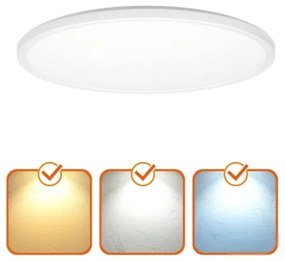 LED fürdőszobai lámpa NIVERA LED/12W/230V IP54 22,5 cm fehér + távirányító