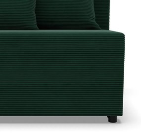 Nobu kanapé, kordbársony, zöld
