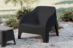 Műanyag szék PETRA ARMCHAIR grafit