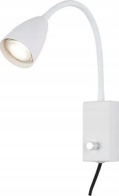 Fali lámpa GU10 fehér Mika 6720 Rabalux kapcsolóval és csatlakozóval