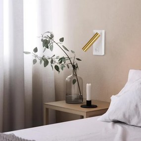 Brilagi - LED Fali spotlámpa MAYA LED/3W/230V 4000K fehér/arany