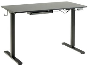 Állítható magasságú íróasztal Oakland 881Elektromos, Állítható magasság, 73x120x60cm, Fekete
