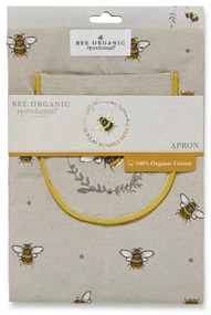 Bumble Bees bézs-sárga pamut kötény - Cooksmart ®