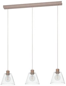 Eglo 43632 - Csillár zsinóron COPLEY 3xE27/40W/230V