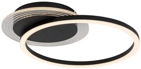 RÁBALUX 71368 KERSTIN Modern LED Mennyezeti Lámpa Fekete IP20