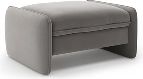 Sötétszürke bársony lábtartó Georgia – Micadoni