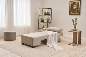 Egyzemélyes kanapéágy- Perenna Linen Balos - Krém