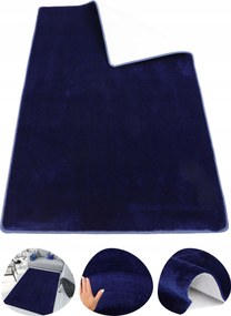 Vastag Sűrű Szőnyeg A Nappaliba Puha Sötétkék Elegancia 150X200 Harmony Lux