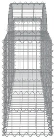 20 db íves horganyzott vas gabion kosár 200x30x60/80 cm