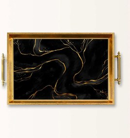 Üveg tálca, 38×24 cm – TPEA10006
