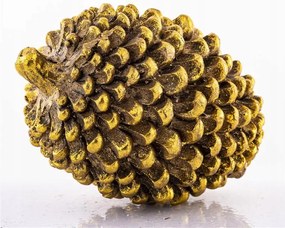 Dekoratív Toboz Figura Arany 13,5 X 9 X 9 CM