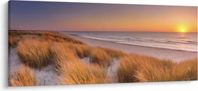 Kép - Strand naplementében (120x50 cm)