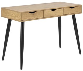 Íróasztal fiókokkal, ADIS, tölgy