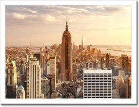 Poszterek keretben 40x30 New York felülnézet
