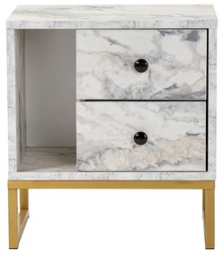 Éjjeliszekrény Glimarolla (márvány + arany). 1106612
