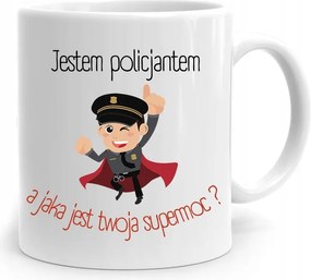 Rendőrnő Bögre MI Az Erőd? fényképes nyomattal