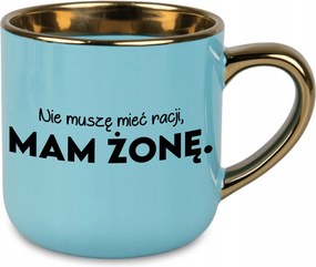 Bögre Nagy Kék Van Feleségem Ajándék Feleségemnek Valentin-napi Évfordulóra