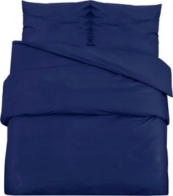 vidaXL tengerészkék mikroszálas ágyneműhuzat-garnitúra 260 x 240 cm