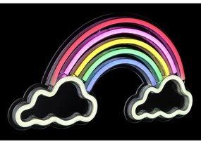 Globo 28056 - LED neon falidekoráció RAINY LED/3W/USB szivárvány