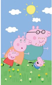 Peppa malac Family kéztörlő, arctörlő, törölköző 30x50 cm