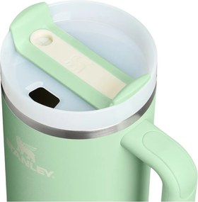 Zsályaszínű rozsdamentes acél termosz szívószállal 1,18 l Quencher H2.0 FlowState Tumbler Pistachio – Stanley