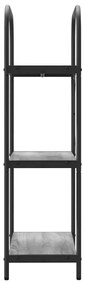 Könyvespolc Szürke sonoma 60 x 30 x 109 cm Faanyag