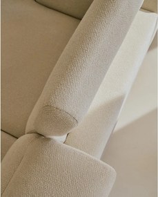 Bézs zsenília állítható kanapé 214 cm Aurum – Kave Home