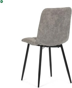 Szürke Vintage Szövet Étkezőszék. CT-281 GREY3
