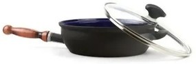 Sfinx Smalted pan with lid and wooden handle BSE,26 cm, 2.8 l
