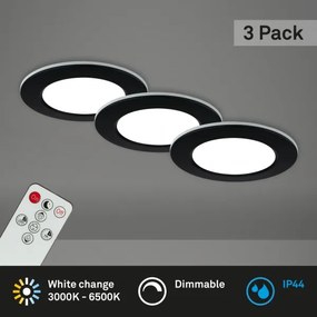 Briloner - KÉSZLET 3x LED Dimmelhető fürdőszobai lámpa LED/4,8W/230V IP44