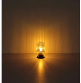 Globo 15469TA - Asztali lámpa NORMY 1xE27/40W/230V barna