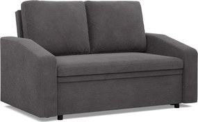 Zeus kanapé, kordbársony, hab töltet, döntött kartámasz, szürke