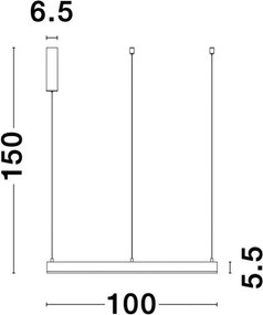 Függeszték Fekete NOVA LUCE 9190855