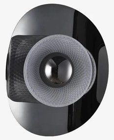 Zuma Line MB2293-1S-3BCT - DIOP LED fali lámpatest LED/8W/230V fekete/füstszínű sz.