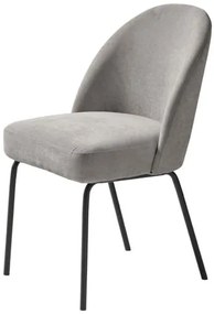 Unique Furniture CRESTON Étkezőszék szürke bársony 34680001