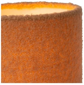 Lucide 10516/01/44 - Asztali lámpa WOOLLY 1xE14/40W/230V narancs