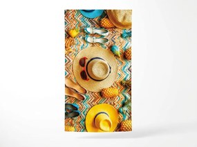 Gyorsan száradó XXL strand fürdőlepedő VACALIO színes 150 x 210 cm, 100% mikroszál