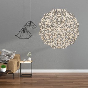 Fából készült mandala, falfestmény | TERRONY