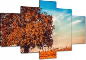 Festmények 120x80 Őszi színek Tájkép