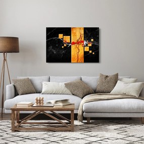 Absztrakt kép - Táncosok (90x60 cm)