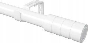 Állítható Ablakfüggönyrúd 90 cm 175 cm Fehér