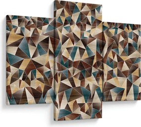 A háromszögek képe (90x60 cm)
