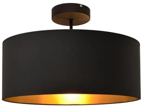 Csillár rúdon ALBA 3xE27/15W/230V fekete/arany